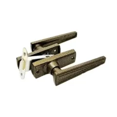 Защелка с руч. ЗЩ2.01 Зенит бронза (0999)