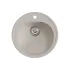 Мойка комп. MIXLINE МЛ-ГМ11 500х180мм, круглая белая, сифон