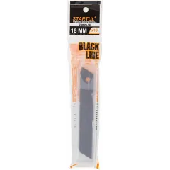 Лезвия сменные STARTUL BLACK LINE 18 мм, 10 шт (ST0920-18)