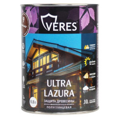 Декоративная пропитка для дерева Veres Ultra Lazura № 9 Палисандр 0,8