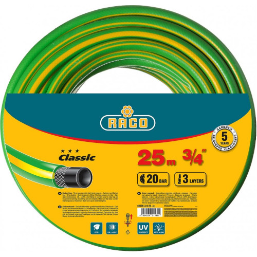 Шланг поливочный RACO CLASSIC 3/4" 25м усиленный (40306-3/4-25)