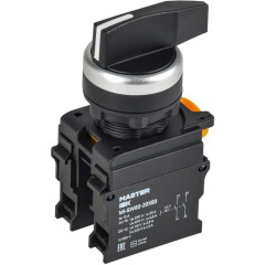 Переключатель 3 полож. 2НО длин. ручка черн. MASTER IEK MI-SW60-20XB3-4-25-3-K02