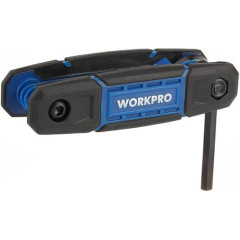 Набор ключей шестигранных WORKPRO HEX 8шт, складных, метрических (WP222028)