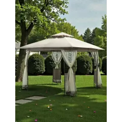 Шатер Green Days 3*3*2.65м синий, с москит сеткой, серый DU328-orig (397456)
