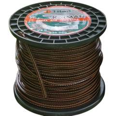 Леска для триммера TITAN (KAIMAN PROFESSIONAL) 4,00ммх80м, черн+оранж (936-080)