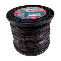 Леска для триммера TITAN (KAIMAN PROFESSIONAL) 3,00ммх142м, черн+оранж (936-142)