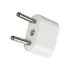 Вилка-переходник Smartbuy белый SBE-10-S07-w
