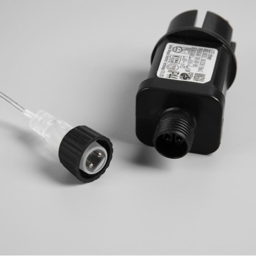 Гирлянда LUAZON LIGHTING Роса 200м серебристая нить, 2000 LED свечение теплое белое 36В (10547399)