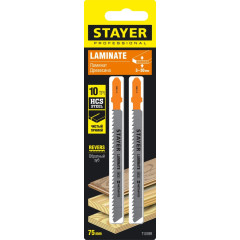 Пилки для лобзика STAYER T101BR 2шт (15991-2.5)