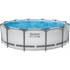 Бассейн каркасный BESTWAY STEEL PRO MAX 366*100см фильтр-насос, лестница 9150л 56418BW (351113)