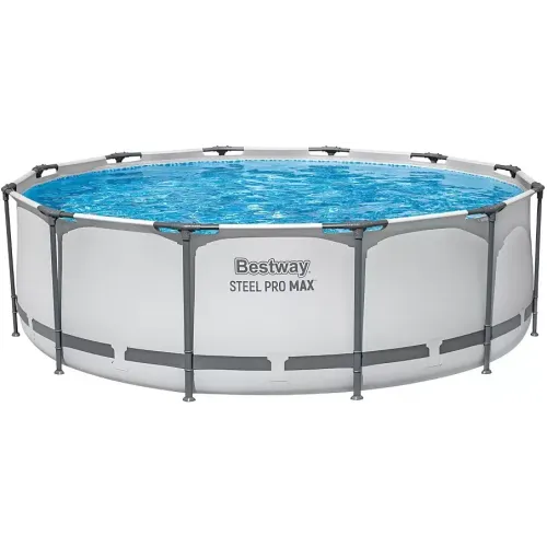 Бассейн каркасный BESTWAY STEEL PRO MAX 366*100см фильтр-насос, лестница 9150л 56418BW (351113)