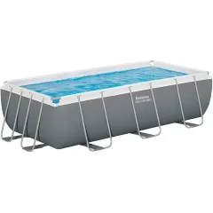 Бассейн каркасный Bestway Power Steel Rectangular 404х201х100см, 6478л, фил.-насос, лестница, 56441 (351115)