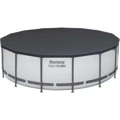 Бассейн каркасный Bestway Steel Pro Max 457х122см, 16015л, фил.-насос, лестница, тент 56438 (359928)