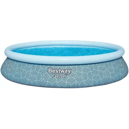 Бассейн надувной Bestway Fast Set 457х84см 9677л, фильтр-насос, 57313 (508926)