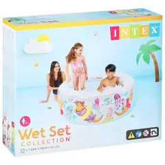 Бассейн надувной INTEX Аквариум 152х56см 360л, 58480NP (137088)
