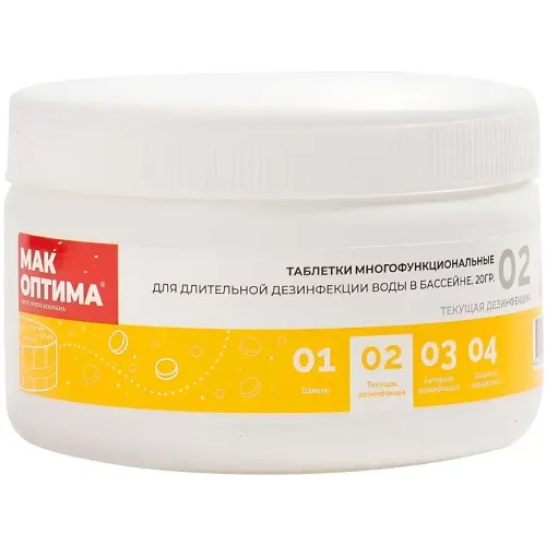 Средство Mak для дезинфекции воды 4 таблетки 10087 (268827)