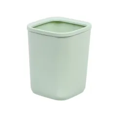Ведро для мусора 6л мятное,  квадратное, б/крышки Y6-10722 (463821)