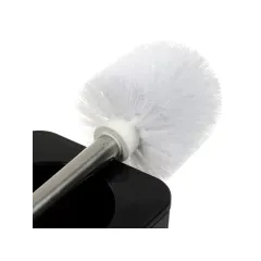Ёрш для туалета напольный Бамбук пластик, черный, PS0107CA-TOH (395663)