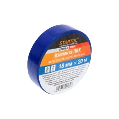 Изолента STARTUL PROFI 18ммх20м синяя (ST9046-2)