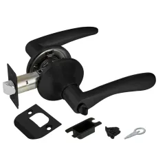 Защелка DK620 BL-BK (6020 BL-B) (фик.) черный (44523) (PUNTO)