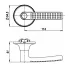 Защелка DK626 AB-ET (6026 AB-E) (кл./фик.) бронза (36859) (PUNTO)