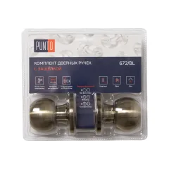 Защелка DK672/BL AB-BK (фик.) бронза (49497) (PUNTO)