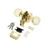 Защелка DK672/BL PB-ET (кл./фик.) золото (49513) (PUNTO)