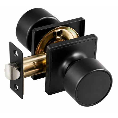 Защелка DK772/BL BL-PS (без фик.)черный (58403) PUNTO)