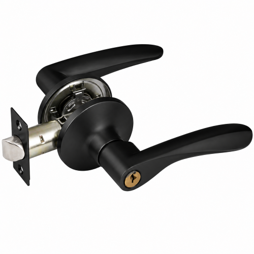 Защелка DK620 BL-ET (6020 BL-E) (кл./фик.) черный (44525) PUNTO)