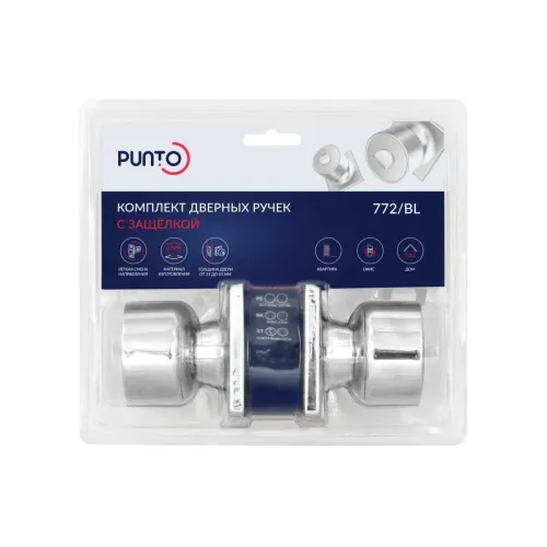 Защелка DK772/BL CP-ET (кл./фик.) хром (58413) (PUNTO)
