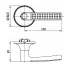 Защелка DK626 AC-BK (6026 AC-B) (фик.) медь (36855) (PUNTO)