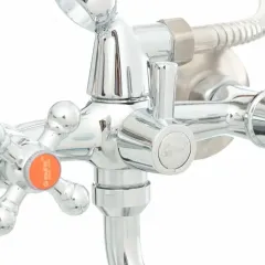 Смеситель для ванны G-LAUF JMX7-A605, круглый поворотный излив