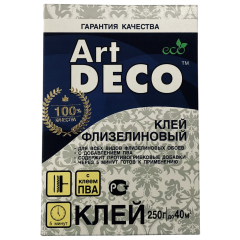 Клей обойный ART DEКO для флизел.обоев 250гр (20) (*2)