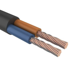 Провод ПВС 2х1,5 мм2 черный