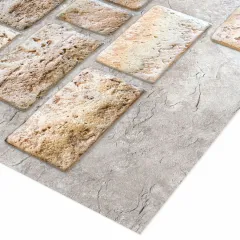 Панель ПВХ  Акрополь 940*480*0,4 КИРПИЧ (132814)