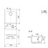 Мойка комп. MIXLINE МЛ-ГМ14 420х500x190мм, белая (331), сифон