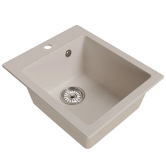 Мойка комп. MIXLINE МЛ-ГМ14 420х500x190мм, белая (331), сифон