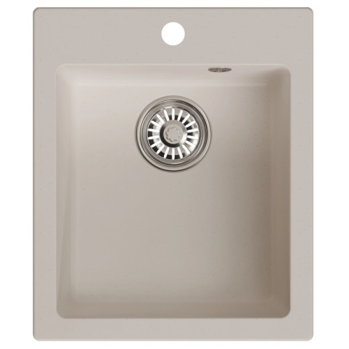 Мойка комп. MIXLINE МЛ-ГМ14 420х500x190мм, белая (331), сифон