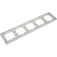 Рамка 5-пост AtlasDesign алюм. SchE ATN000305