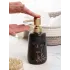Дозатор для жидкого мыла керамика, цветы на сером, Y4-9865 (502329)