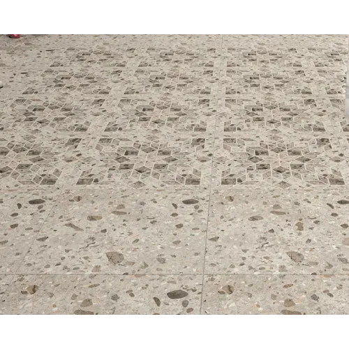 Плитка керамогранит 600*600 Terrazzo серая, мат. арт.NR0128/NR0136 в уп. 1,44м2