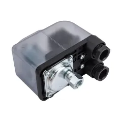 Реле давления Uni-Fitt PM 5 с накид.гайкой 1/4", вн.р., 1-5 бар, градуир.шкала, прозр.корпус