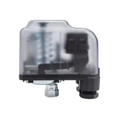 Реле давления Uni-Fitt PM 5 с накид.гайкой 1/4", вн.р., 1-5 бар, градуир.шкала, прозр.корпус