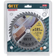 Диск пильный FIT 185х20/16z40 (37739)