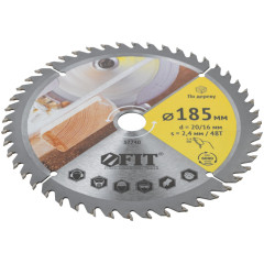 Диск пильный FIT 185х20/16z48 (37740)