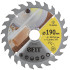 Диск пильный FIT 190х30/25,4z24 (37741)