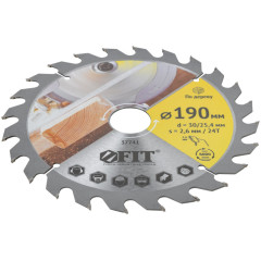 Диск пильный FIT 190х30/25,4z24 (37741)