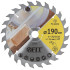 Диск пильный FIT 190х20/16z24 (37743)