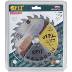 Диск пильный FIT 190х20/16z24 (37743)
