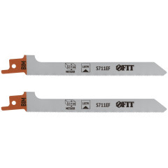 Пилка д/саб. пилы FIT S711EF по металлу 150/1,4 мм, Bimetal, 2 шт (41073)